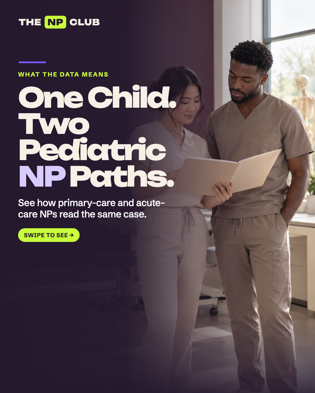 One Child. Two Pediatric NP Paths. carousel cover