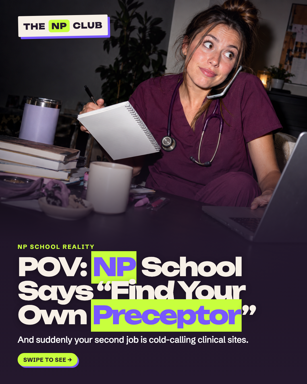 POV: NP School Says “Find Your Own Preceptor” carousel cover